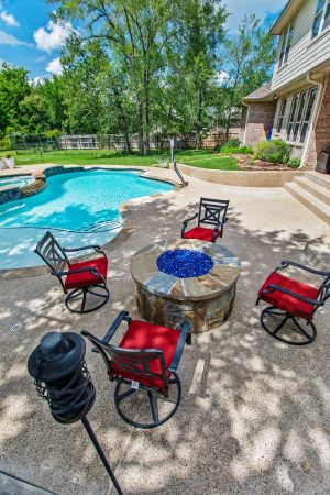 Fireplaces and Firepits #010 by Paradise Oasis Pools