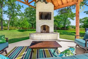 Fireplaces and Firepits #011 by Paradise Oasis Pools